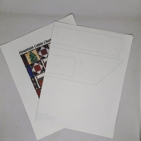 The Quilters Gallery Mountain Cabin Chenille Quilt Pattern-2003-Uncut-F/F-Vtg - Picture 5 of 5